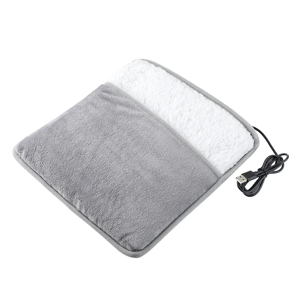 Soft Plush Electric Foot Heating Pad
