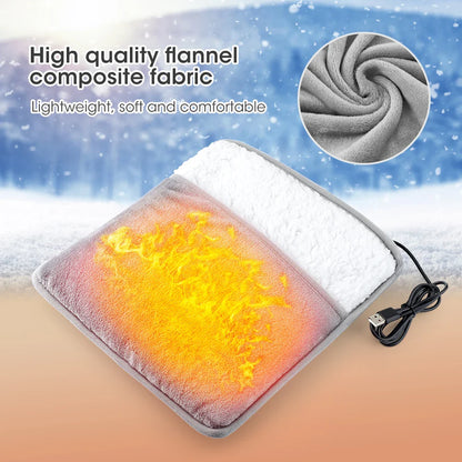 Soft Plush Electric Foot Heating Pad