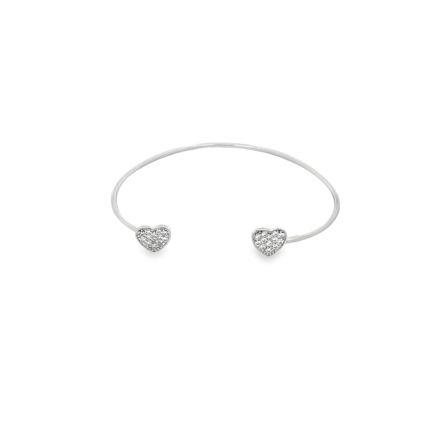 Heart Wrist Cuff Bangle (B53)