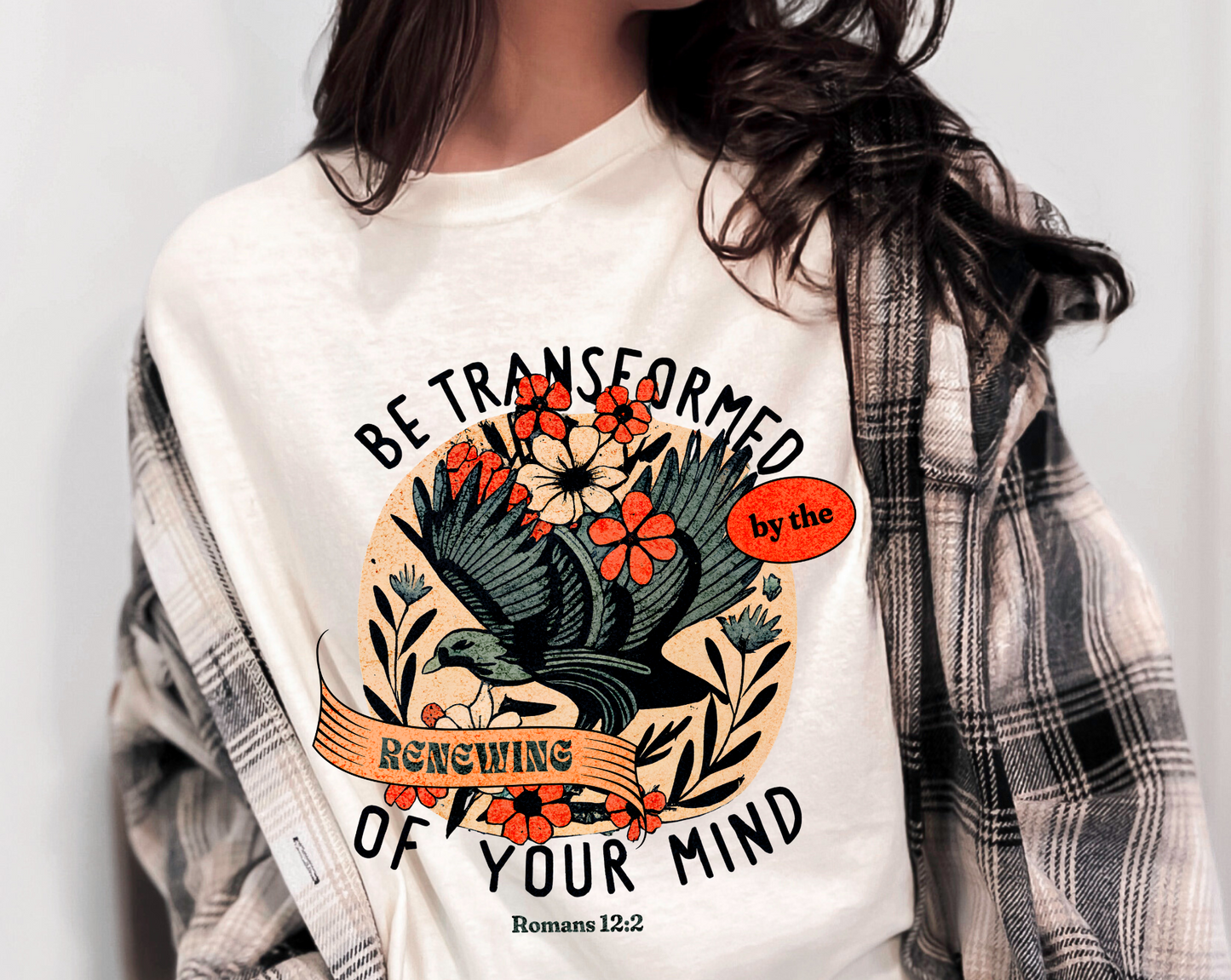 Christian Graphic Tee-Be Transformed