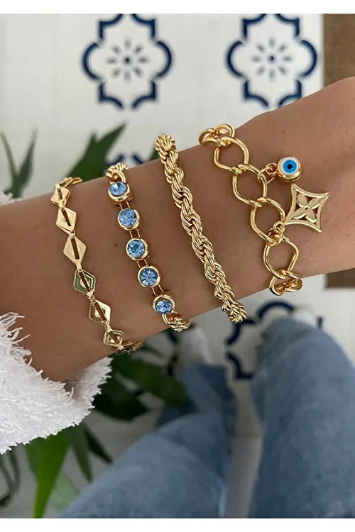 Beaded Bracelet Set Layered Stackable Boho Bracelet Fashion Jewelry