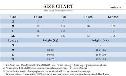 Men High Street Elastic Waist Fashion Baggy Hip Hop Style Men Streetwear