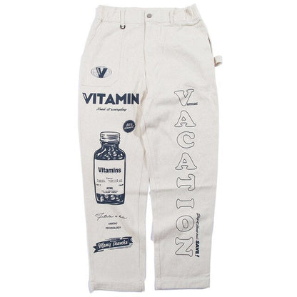 Men High Street Elastic Waist Fashion Baggy Hip Hop Style Men Streetwear